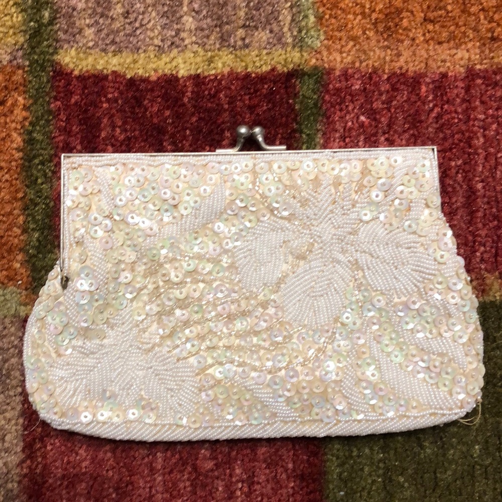 Vintage beaded clutch